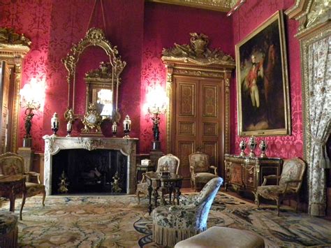 Waddesdon Manor Red Rooms Palace Interior Manor Interior