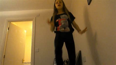 10 Year Old Girl Singing And Dancing To Fight Song Youtube