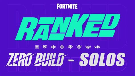 Ranked Solos Zero Build Is Here Ranked Season One Fortnite