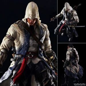 New Play Arts Kai Assassin S Creed Iii Connor Kenway Pvc Action Figure