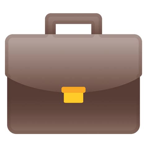 Briefcase Emoji Clipart Free Download Transparent Png Creazilla