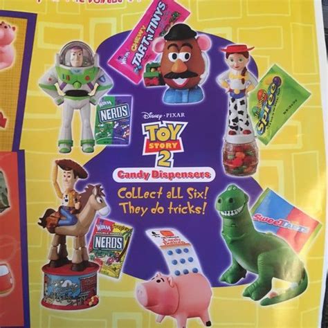 Toy Story 2 Candy Dispensers Mcdonalds Happy Meal Toys Action Etsy Happy Meal Toys Jessie