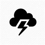Weather Icon Cloud Forecast Icons Rain Thunderstorm