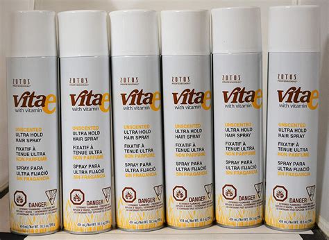 Vita E Ultra Hold Unscented Professional Hairspray 10