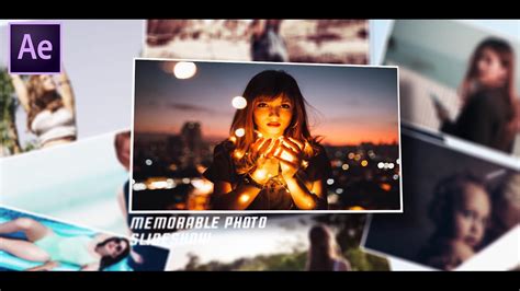 memorable photo slideshow after effects tutorial effect for you youtube