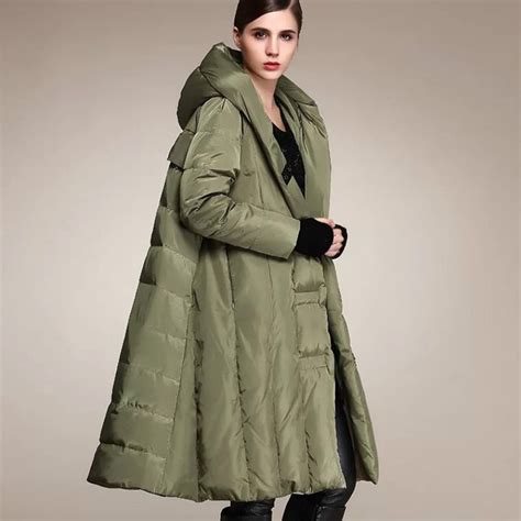 New 2018 Winter Designer Thicken Down Jacket For Women Long A Line