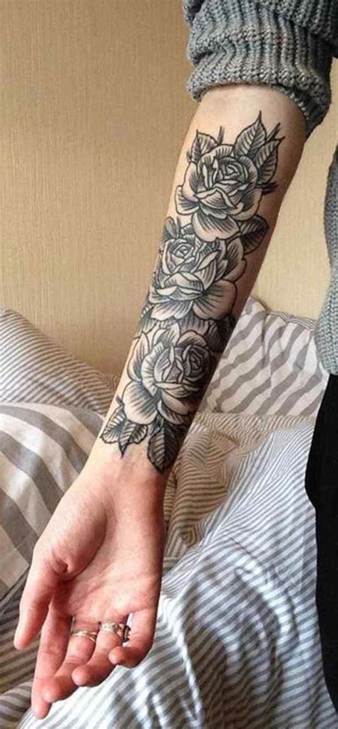 Tattoos For Women Half Sleeve Meaningful Roses Beautiful Black Rose