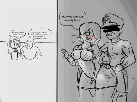 Rule 34 Big Ass Blushing Breasts Mario Meggy Smg4 Sex