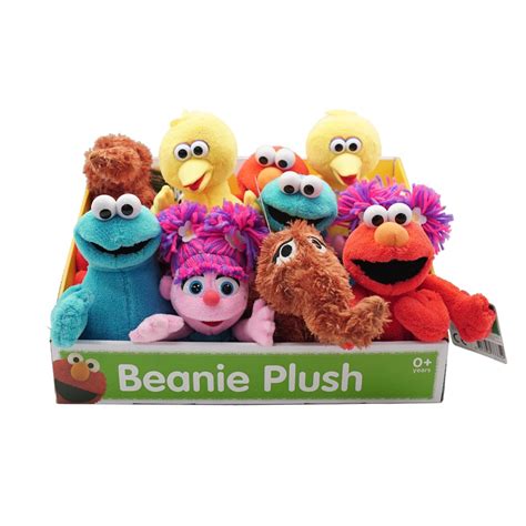 Sesame Street Basic Beanie Plush Assorted Toys Casey S Toys