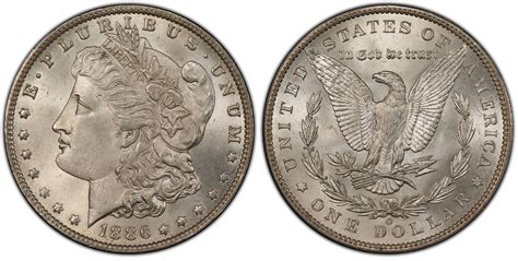 1886 O 1 Regular Strike Morgan Dollar Pcgs Coinfacts