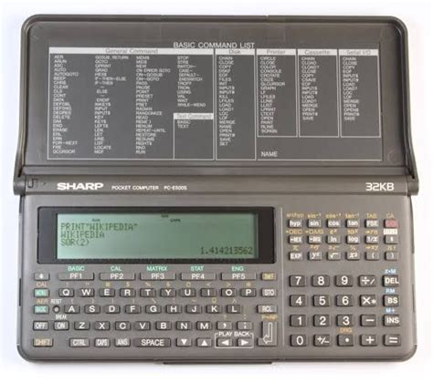 Sharp Pc E500 S Pocket Pc Basic Programable Calculadora
