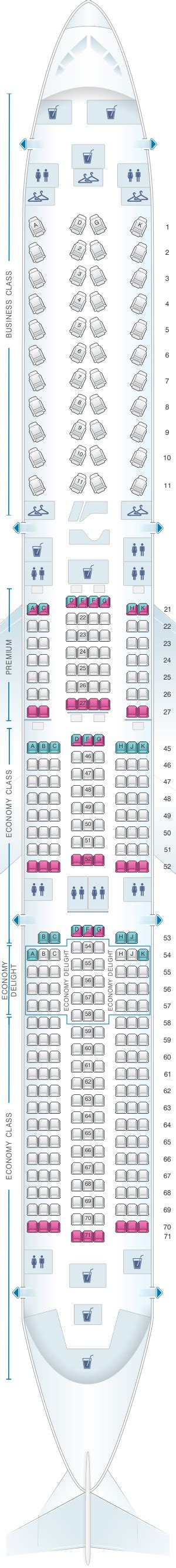 Virgin Airbus A350 Seat Map