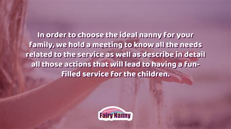 fairy nanny — fairy nanny