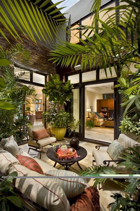 25 Tropical Outdoor Design Ideas Decoration Love Atrium Design Patio