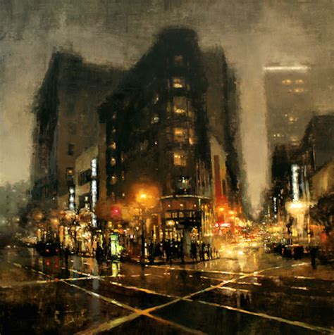 Cityscape Paintings Fubiz Media