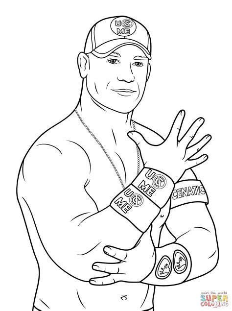 Wwe Colouring Pages Free Printable Free Printable