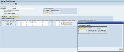 Sap Abap Central Selection Screen Variants Part Iii