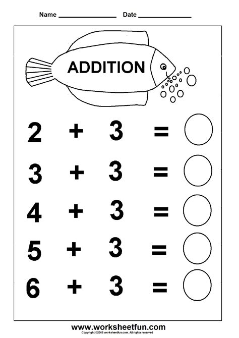Kids will love this pumpkin phonics activity where they will work on beginning sounds to put together. Addition - 6 Worksheets (With images) | Kindergarten math ...