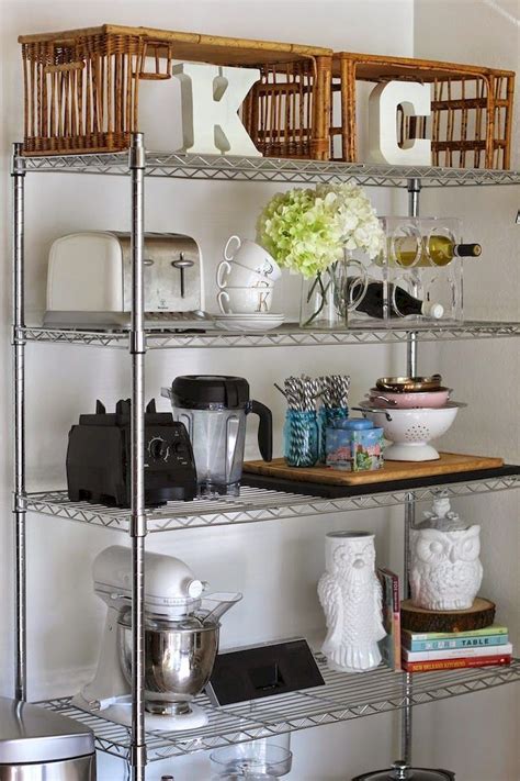 The addition of small open shelves beside the sink is both stylistic and a great choice for providing extra storage space in a small kitchen. 80 Rustic Kitchen Decor with Open Shelves Ideas - Structhome.com | Open kitchen shelves, Diy ...