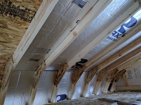 Either way, you definitely want to have a work buddy on. Cathedral ceiling insulation. Rigid board 2 inch R-13 ...