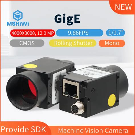 Gige 120 Mp Industrial Vision Cameras117 Cmos Rolling Shutter M