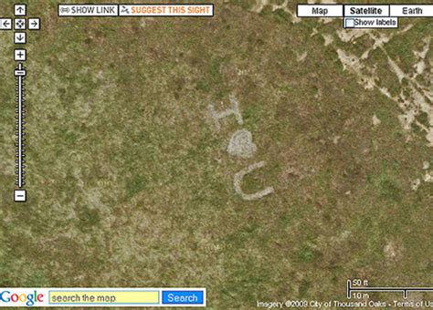Funny Google Earth Coordinates