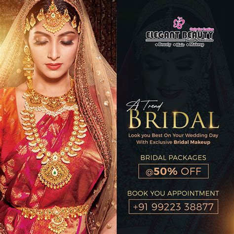 A Trend Bridal Bridal Package 50 Offsocial Media Beauty Parlour Social Media Design Social