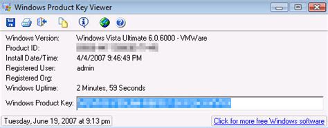 Rjl Software Software Utility Windows Product Key Viewer Screen