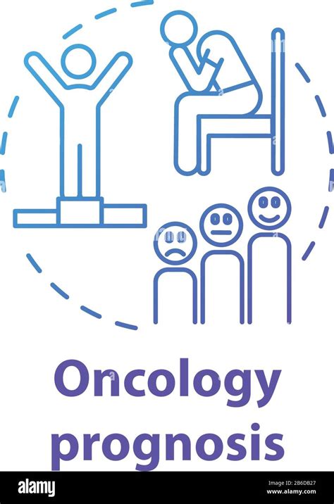Oncology Prognosis Concept Icon Fight With Cancer Estimate Of