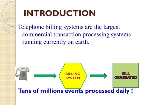 Ppt Seminar Presentation On Telephone Billing System Powerpoint