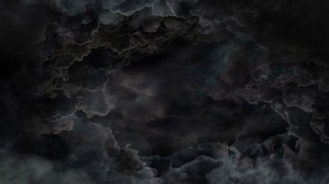 Black Dramatic Clouds Motion Background Storyblocks