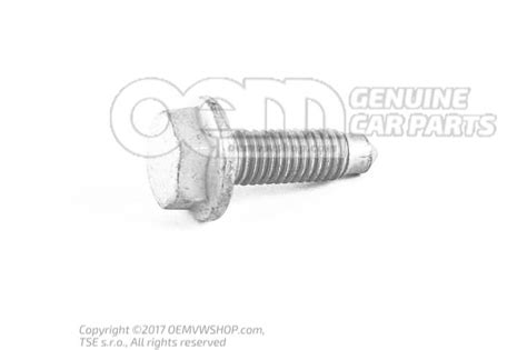 N 01950213 Hex collared bolt M8X25 | oemVWshop.com