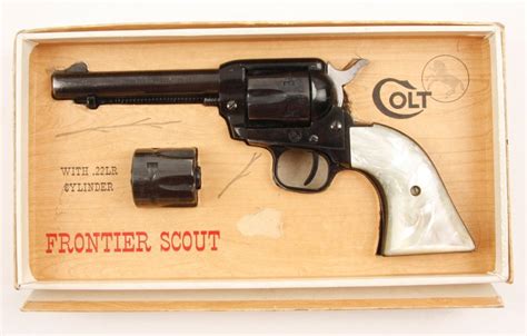 Colt Frontier Scout 62 Cal 22lrmag Sn57218p Nice Dual Cylinder 22