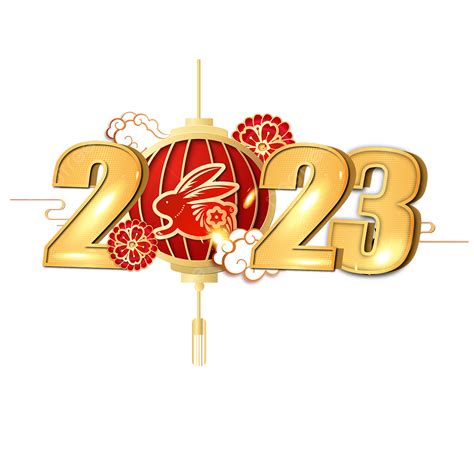 2023 New Year Of The Rabbit Lantern Three Dimensional Character 2023 Chinese New Year Year Of