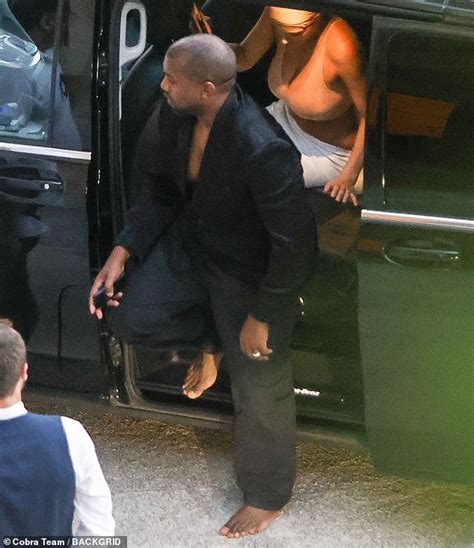 Just In Kanye West S Busty Wife Bianca Censori Turns Heads With Her Very Revealing Top As