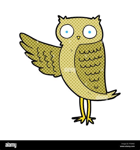 Freehand Drawn Cartoon Owl Stock Vector Image And Art Alamy