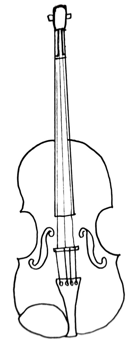 How To Draw A Violin In 9 Easy Steps Bujo Babe
