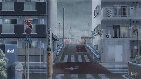 Download Anime Street Hd Wallpaper