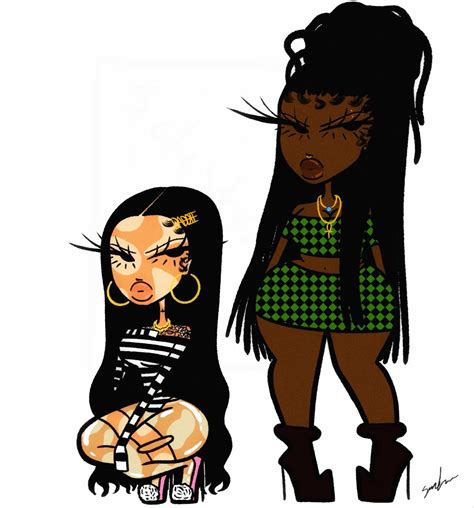 Dope Cartoon Art Black Girl Cartoon Cartoon Pics Girls Cartoon Art