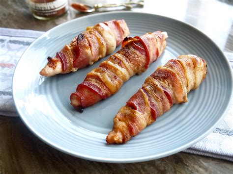 Bacon Wrapped Chicken Tenders Paleo Perchancetocook Perchance To Cook