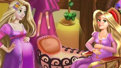 ღ pregnant disney princess rapunzel compilation youtube