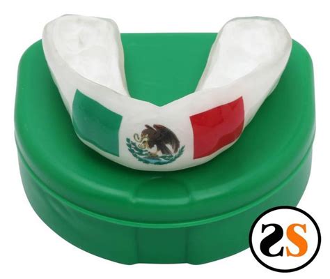 Mexican Flag Mouth Guard Custom Fit Mouth Guard Mexican Flags Mouth