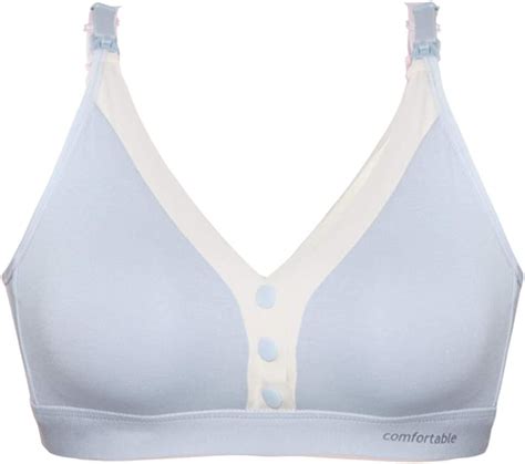Womens Front And Top Open Wirefree Ultra Soft Nursing Bra Maternity