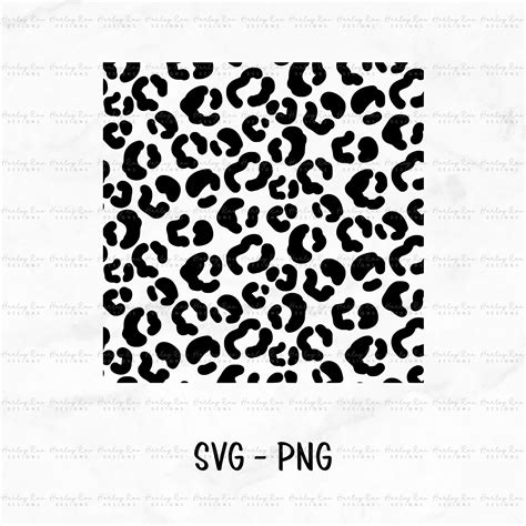 Leopard Print Svg Png Animal Print Svg Png Designs Etsy