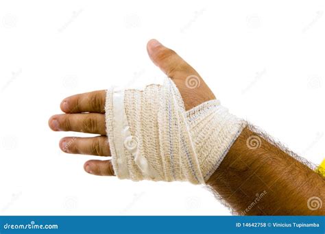 Bandaged Hand Royalty Free Stock Photos Image 14642758