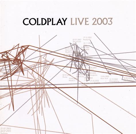 Coldplay Live 2003 2003 Dual Layer Dvd Discogs