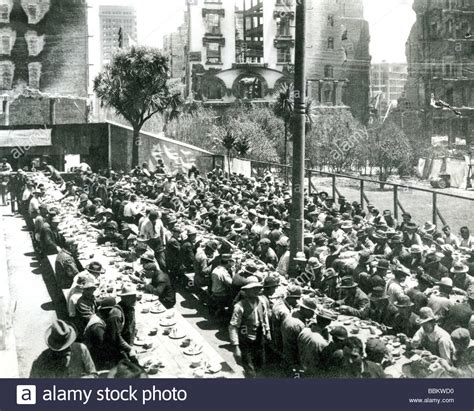 La Gran Depresión Una Sopa De Nueva York En 1930 Fotografía De Stock