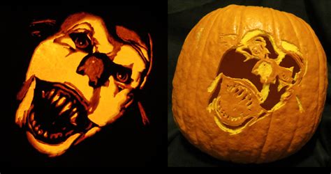 20 Scary Clown Pumpkin Carving Patterns