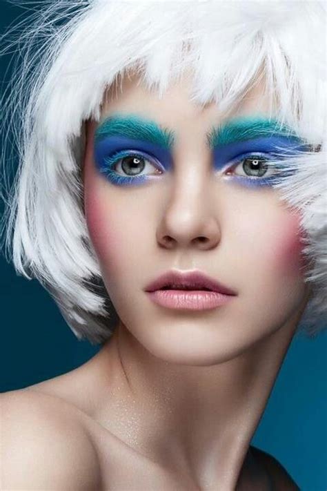 Pin by W ht on Hair + Makeup Ideas | Extreme makeup, Editorial makeup, Creative makeup