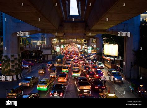 Traffic In Bangkok Stock Photo Alamy
